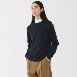 Pulls Et Cardigans^Muji Pull à col rond en laine tricot moyen pour homme