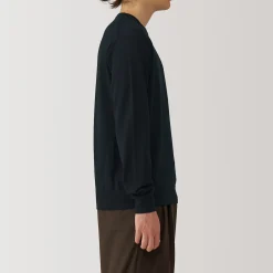 Pulls Et Cardigans^Muji Pull à col rond en laine tricot fin pour homme
