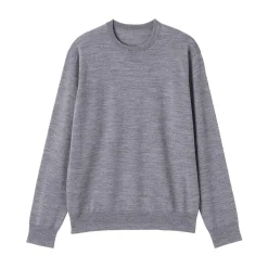 Pulls Et Cardigans^Muji Pull à col rond en laine tricot fin pour homme