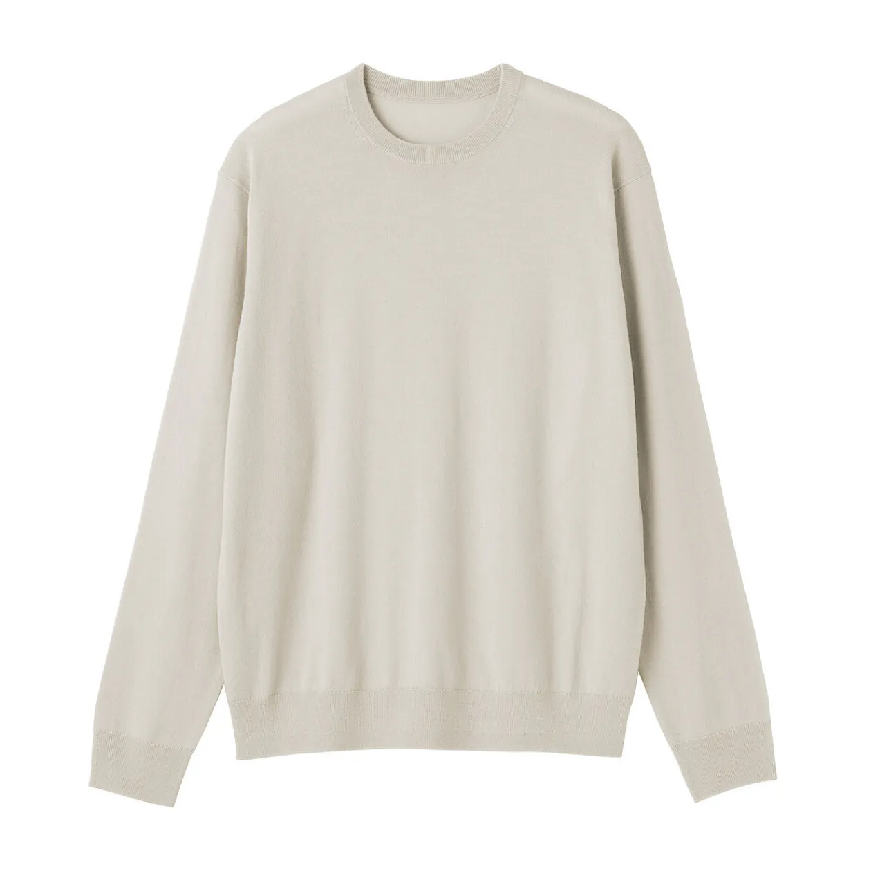 Pulls Et Cardigans^Muji Pull à col rond en laine tricot fin pour homme