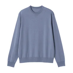 Pulls Et Cardigans^Muji Pull à col rond en laine tricot fin pour homme