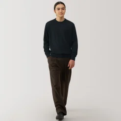 Pulls Et Cardigans^Muji Pull à col rond en laine tricot fin pour homme