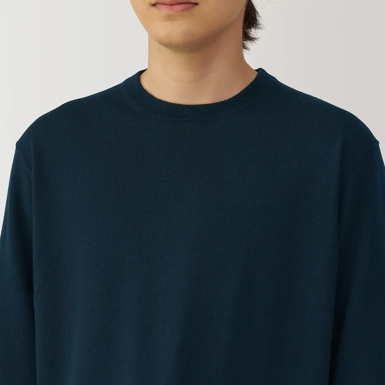 Pulls Et Cardigans^Muji Pull à col rond en laine tricot fin pour homme