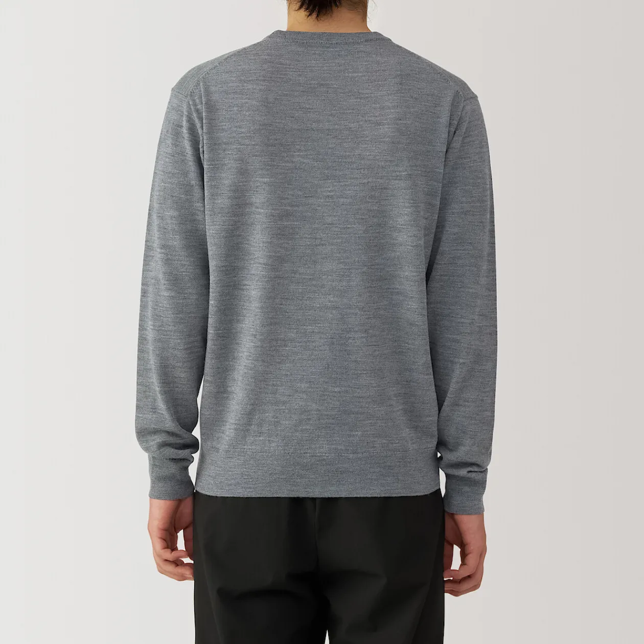 Pulls Et Cardigans^Muji Pull à col rond en laine tricot fin pour homme