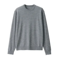 Pulls Et Cardigans^Muji Pull à col rond en laine tricot fin pour homme