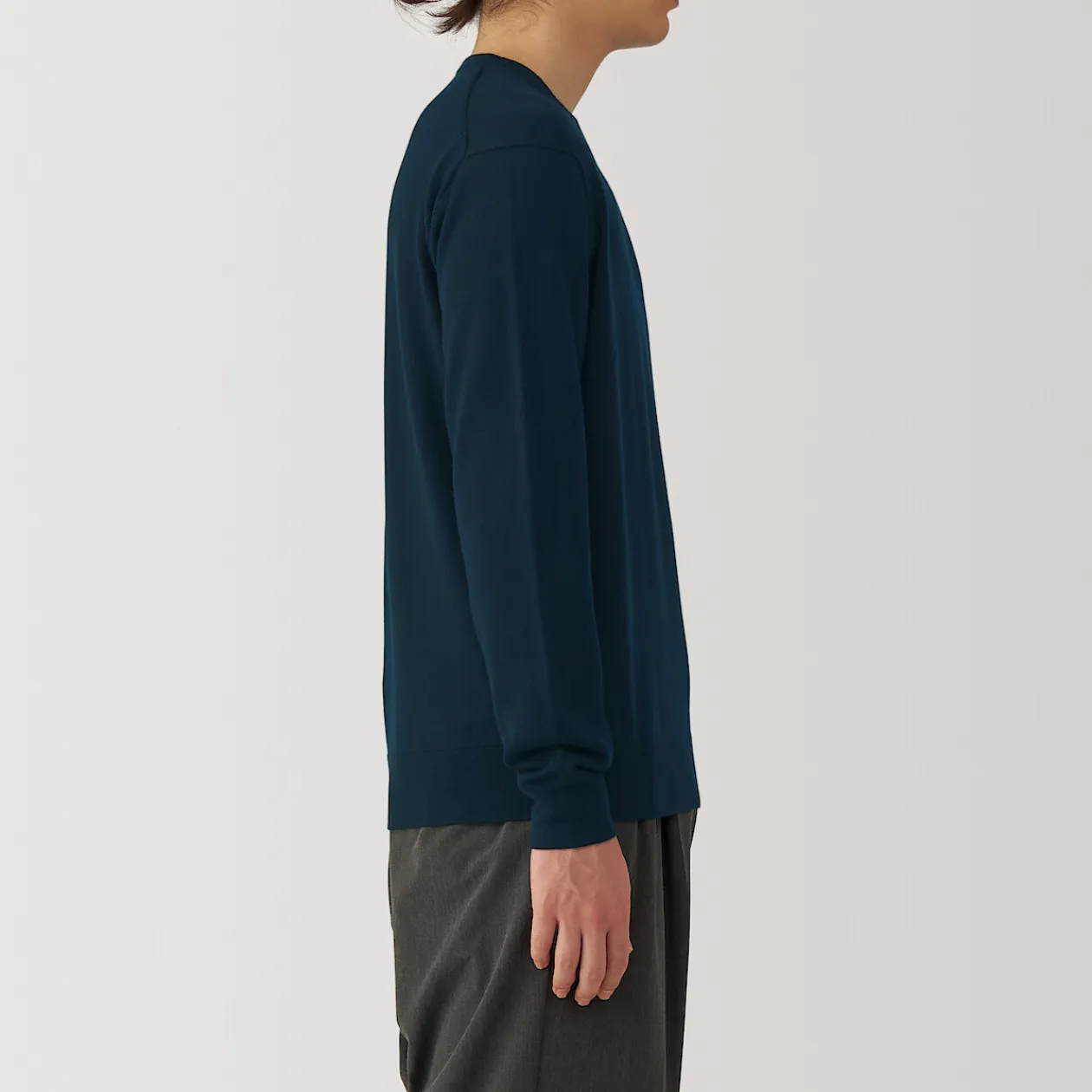 Pulls Et Cardigans^Muji Pull à col rond en laine tricot fin pour homme