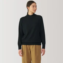 Pulls Et Cardigans^Muji Pull col montant en laine à fine maille femme