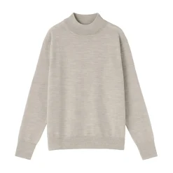 Pulls Et Cardigans^Muji Pull col montant en laine à fine maille femme