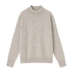 Pulls Et Cardigans^Muji Pull col montant en laine à fine maille femme