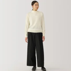 Pulls Et Cardigans^Muji Pull col montant en laine à fine maille femme