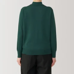 Pulls Et Cardigans^Muji Pull col montant en laine à fine maille femme