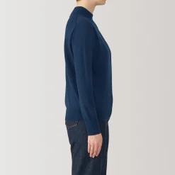 Pulls Et Cardigans^Muji Pull col montant en laine à fine maille femme