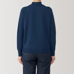Pulls Et Cardigans^Muji Pull col montant en laine à fine maille femme
