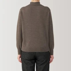 Pulls Et Cardigans^Muji Pull col montant en laine à fine maille femme