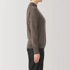 Pulls Et Cardigans^Muji Pull col montant en laine à fine maille femme