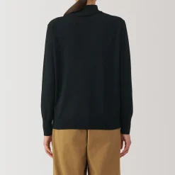 Pulls Et Cardigans^Muji Pull col montant en laine à fine maille femme