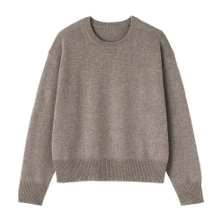 Pulls Et Cardigans^Muji Pull col rond en tricot de laine moyen femme