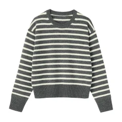 Pulls Et Cardigans^Muji Pull col rond en tricot de laine moyen femme