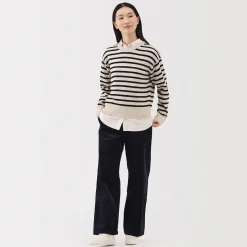 Pulls Et Cardigans^Muji Pull col rond en tricot de laine moyen femme