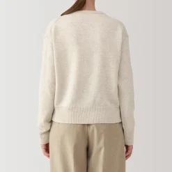 Pulls Et Cardigans^Muji Pull col rond en tricot de laine moyen femme