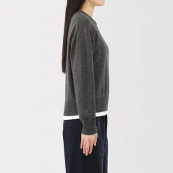 Pulls Et Cardigans^Muji Pull col rond en tricot de laine moyen femme