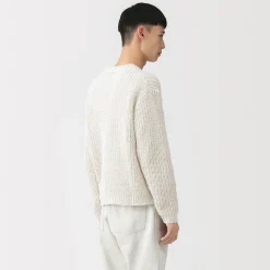 Pulls Et Cardigans^Muji Pull en coton biologique à grosses mailles et torsadé pour homme