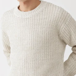 Pulls Et Cardigans^Muji Pull en coton biologique à grosses mailles et torsadé pour homme