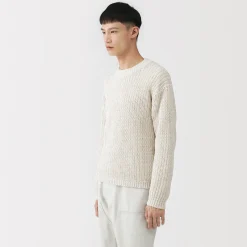 Pulls Et Cardigans^Muji Pull en coton biologique à grosses mailles et torsadé pour homme
