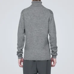 Pulls Et Cardigans^Muji Pull en laine côtelée col roulé homme