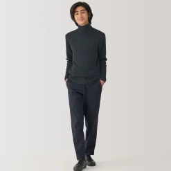 Pulls Et Cardigans^Muji Pull en laine côtelée col roulé homme
