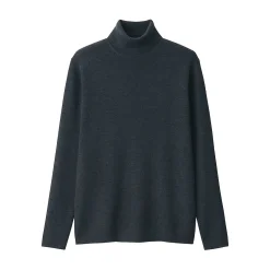 Pulls Et Cardigans^Muji Pull en laine côtelée col roulé homme
