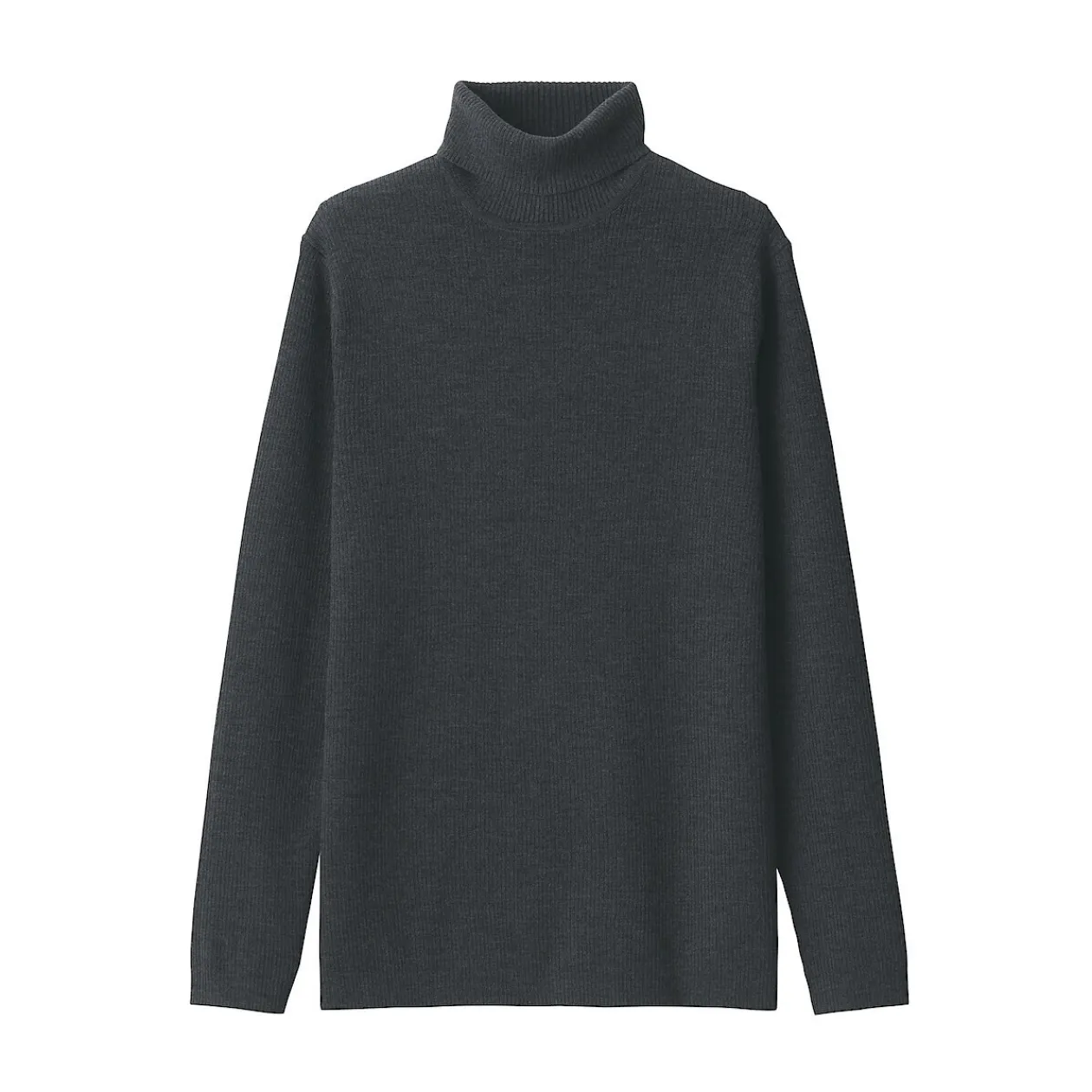 Pulls Et Cardigans^Muji Pull en laine côtelée col roulé homme