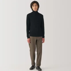 Pulls Et Cardigans^Muji Pull en laine côtelée col roulé homme