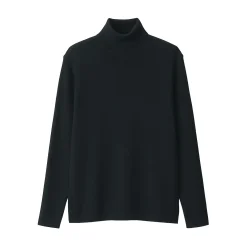 Pulls Et Cardigans^Muji Pull en laine côtelée col roulé homme