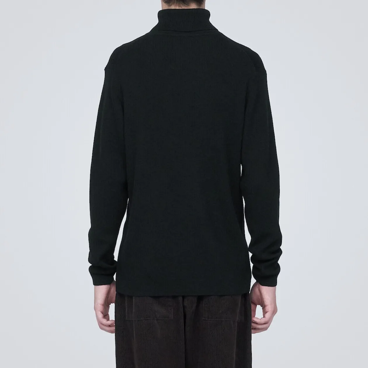 Pulls Et Cardigans^Muji Pull en laine côtelée col roulé homme