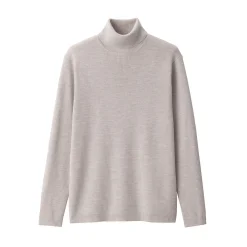 Pulls Et Cardigans^Muji Pull en laine côtelée col roulé homme