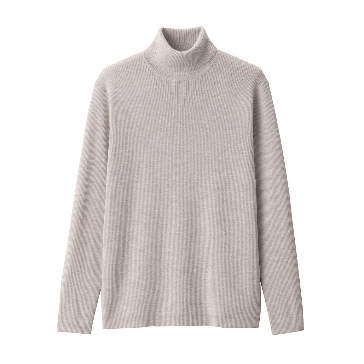Pulls Et Cardigans^Muji Pull en laine côtelée col roulé homme