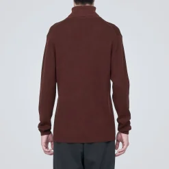 Pulls Et Cardigans^Muji Pull en laine côtelée col roulé homme