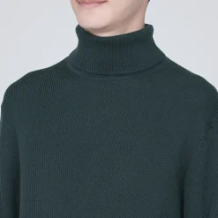 Pulls Et Cardigans^Muji Pull en laine côtelée col roulé homme