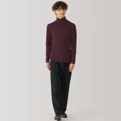 Pulls Et Cardigans^Muji Pull en laine côtelée col roulé homme