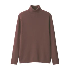 Pulls Et Cardigans^Muji Pull en laine côtelée col roulé homme