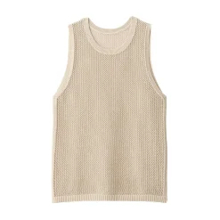 Pulls Et Cardigans^Muji Pull sans manche en tricot de washi et coton pour femme