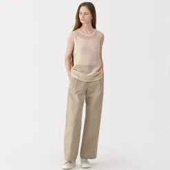 Pulls Et Cardigans^Muji Pull sans manche en tricot de washi et coton pour femme