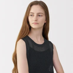 Pulls Et Cardigans^Muji Pull sans manche en tricot de washi et coton pour femme