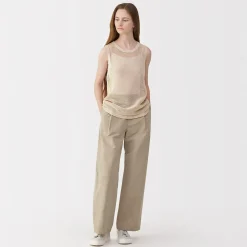 Pulls Et Cardigans^Muji Pull sans manche en tricot de washi et coton pour femme