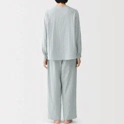 Pyjamas Et Vêtements D'Intérieur^Muji Pyjama en double gaze à pois dobby pour femme