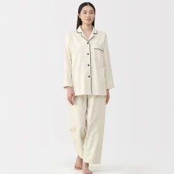 Pyjamas Et Vêtements D'Intérieur|Petits Accessoires^Muji Pyjama en flanelle sans couture latérale pour femme