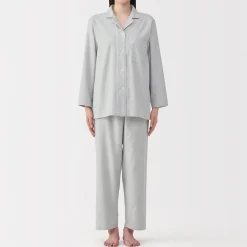 Pyjamas Et Vêtements D'Intérieur|Petits Accessoires^Muji Pyjama en flanelle sans couture latérale pour femme