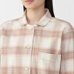 Pyjamas Et Vêtements D'Intérieur|Petits Accessoires^Muji Pyjama en flanelle sans couture latérale pour femme