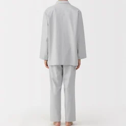 Pyjamas Et Vêtements D'Intérieur^Muji Pyjama en flanelle sans couture latérale pour homme